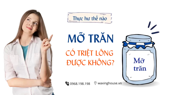Mỡ trăn có triệt lông được không?